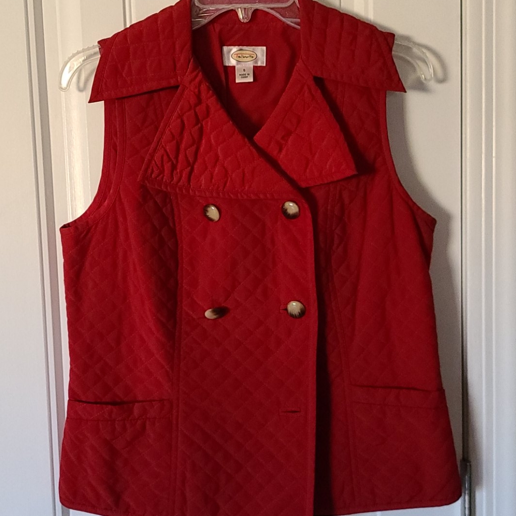 Talbots Button Down Vest
